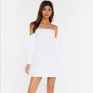 Nasty gal white dress